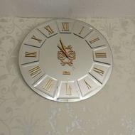 ساعت گرد بزرگ آیینه ای