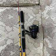 لنسر چوب و چرخ ماهیگیری