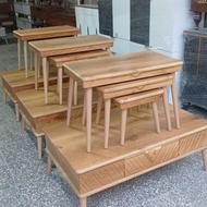 جهیزیه کامل عروس جهیزیه عروس میز عسلی جلو مبلی کشو دار