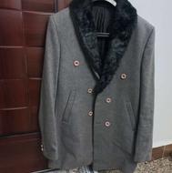 پالتو مجلسی مردانه یقه خزدار