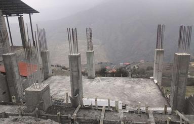 ویلا نیمه کاره چلاو امل روستا پاریمه