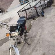 تریلی چرخ به پشت موتور