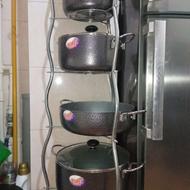 سرویس قابلمه تفلون نو با جعبه