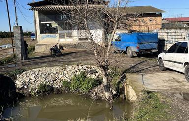 200متر زمین 80متر مغازه نانوایی دولتی واقع در جویبار