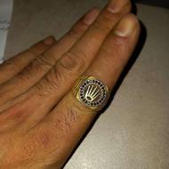 انگشتر کینگ با سنگ مرقوب