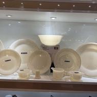 سرویس آرکوپال آمریکایی 6 نفره 30 پارچه رنگ کرمی دور طلایی