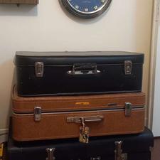 چمدان قدیمی فرانسوی و انگلیسی