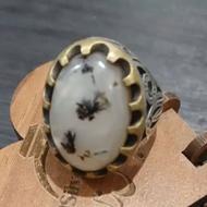 انگشتر شجر کهنه شاهرخی قدیمی نقره