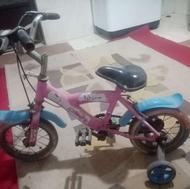 دوچرخه سالم صورتی رنگ فروشی