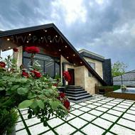 فروش ویلا باغ استخردار با طراحی اتریشی/ در انتها جاده جنگلی