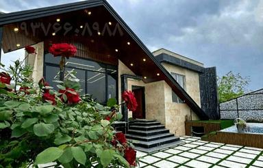 فروش ویلا باغ استخردار با طراحی اتریشی/ در انتها جاده جنگلی