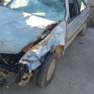 پژو 405 تصادفی