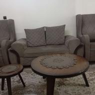 مبل راحتی 7 نفره و میز ناهارخوری 4 نفره