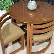 میزغذا خوری گرد کم جا فروش فوری نو نو