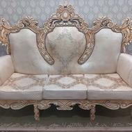 مبل 7 نفره بامیز وسط در حد نو