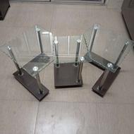 میز عسلی شیشه ای