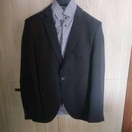 کت و شلوار با پیراهن مردانه طوسی