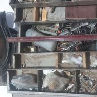 اره سینی و جعبه ابزار