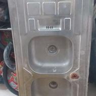 سینک دوقلو روکار