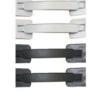 گوشه پلاستیکی ، دستگیره پلاستیکی دو تیکه ، گیره فلزی