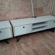 میز تلویزیون سفید جنس پویا