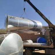 تانکرهای گالوانیزه وپلی اتلین از500لیترالی1000000لیتری