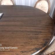 مبلمان سلطنتی تمام استیل 9نفره با ناهارخوری 8نفره