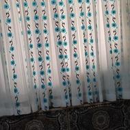 پرده پزیرایی و اتاق خواب بسیار زیبا و کاملا سالم بدون