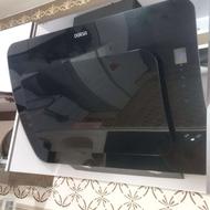 هود اشپز خانه لمسی دو تا پره فیلتر هوا داره کاملا سالم