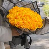 دسته گل روبانی