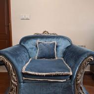 مبل سلطنتی 7 نفره سالم و تمییز قیمت عالی قابل مذاکره