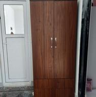 فروش فوری کمد دو درب ام دی اف سفارشی و آینه و کنسول