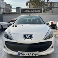 پژو 207i (دنده ای) 1398 سفید بسیار سالم