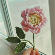 گل پئونی بافتنی