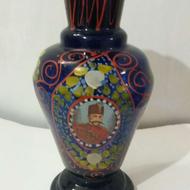 گلدان قدیمی شیشه ای