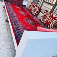 تخت سنتی چوبی بزرگ