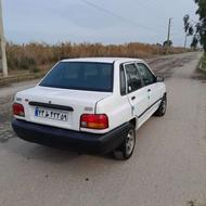 پراید سفید مدل84 دوگانه سوز دستی..