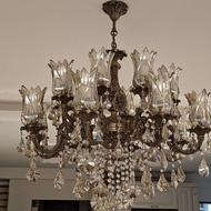 4 عدد لوستر برنزی بسیار زیبا و شیک