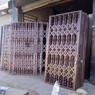 حفاظ در اپارتمان درب اکاردیون کشویی محافظ نرده نصب در محل