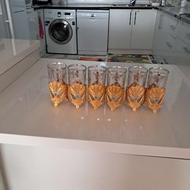 6عدداستکان بایک عددشکلات خوری قیمت 800 تومان