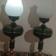 دوعدد چراغ خوش رنگ با تنظیم نور کموزیاد و انواع لامپهای رنگی