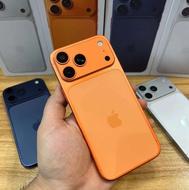 ورژن اپدیت ایفون رنگبندی نارنجی و سیلور کپی طرح