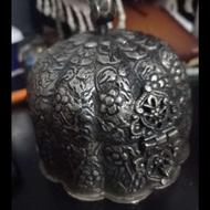 جا جواهری نقره کوب سیاه قلم