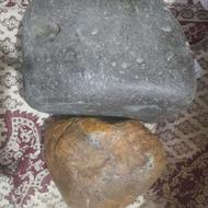 2عددسنگ باستانی وزن بالا