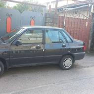 پراید مشکی83 بی رنگ شاسی ها سالم طبق برگه کارشناسی 83