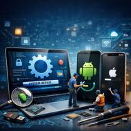 خدمات و تعمیرات موبایل و لپ تاپ