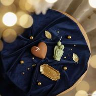 شمع دکوری قلب و آغوش | کار دست