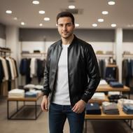 کاپشن چرم مردانه مدل Artim