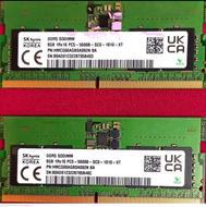 رم لپ تاپ 8 گیگ DDR5 5600 برند SK hynix