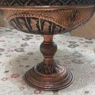 ست شکلات خوری به همراه دو دیک مسی ویک میوه خوری مسی